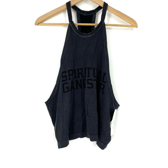 Spiritual Gangster Black Tank Top - Picture 1 of 5